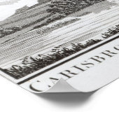 Carisbrook Castle, op het eiland Wight Poster (Hoek)