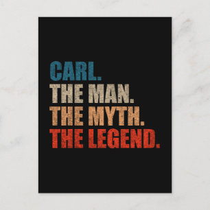 Carl De Man De Mythe De Legende Briefkaart