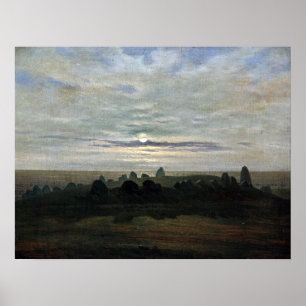 Carl Gustav Carus Stone Age Mound Poster