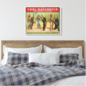  Carl Hagenbeck Circus-Poster Canvas Afdruk (Insitu (Slaapkamer))