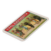  Carl Hagenbeck Circus-Poster Magneet (Linkerzijde)