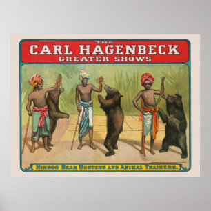  Carl Hagenbeck Circus-Poster Poster