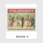 Carl Hagenbeck Circus-Poster Sticker (Vel)