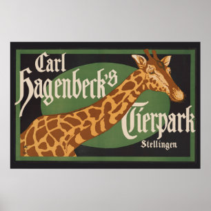  Carl Hagenbeck's Tierpark Circus Poster