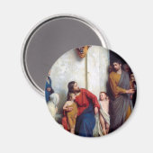 Carl Heinrich Bloch - Lijd de kinderen Magneet (Voorkant / Achterkant)