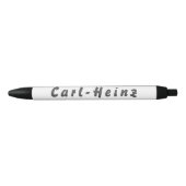 Carl-Heinz Kugelschreiber Zwarte Inkt Pen (Voorkant)