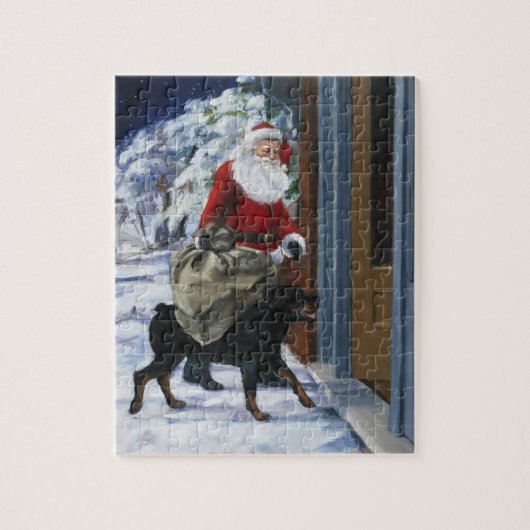 Carl Helping Santa Claus uit (b) Legpuzzel (Verticaal)