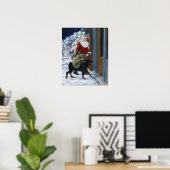 Carl Helping Santa Claus uit (b) Poster (Thuiskantoor)