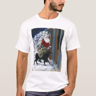 Carl Helping Santa Claus uit (b) T-shirt
