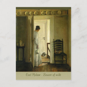 Carl Holsøe Saucer of Milk CC0569 Briefkaart