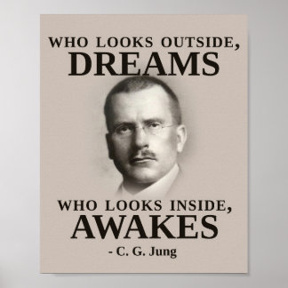 Carl Jung Inspirerend Quote Poster