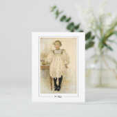 Carl Larsson #107 - Carte postale Art (Debout devant)