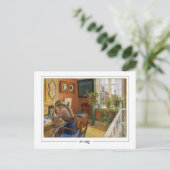 Carl Larsson #10 - Carte postale d'art (Debout devant)