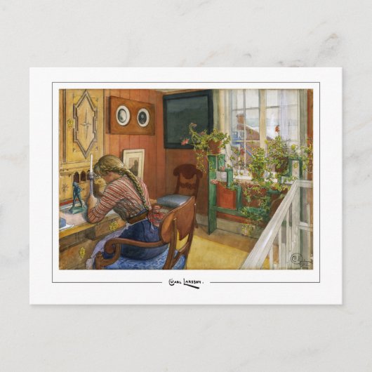 Carl Larsson #10 - Carte postale d'art (Devant)