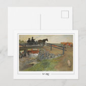 Carl Larsson #134 - Kunstmatig Briefkaart (Voorkant / Achterkant)
