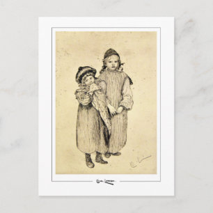 Carl Larsson #190 - Carte postale d'art fin
