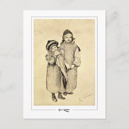 Carl Larsson #190 - Carte postale d'art fin (Devant)