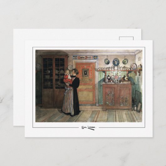 Carl Larsson #21 - Carte postale d'art (Devant / Derrière)