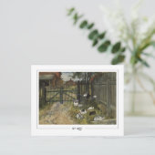 Carl Larsson #261 - Carte postale d'art fin (Debout devant)