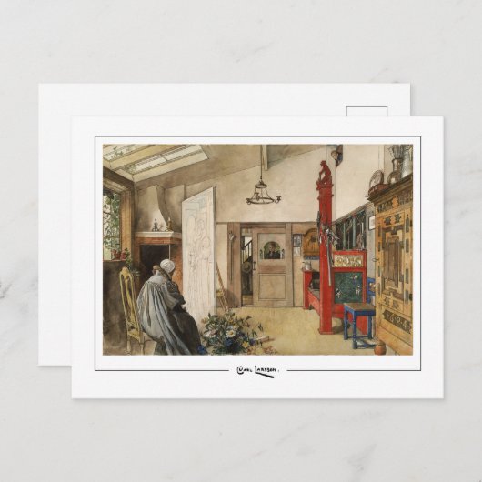 Carl Larsson #290 - Carte postale Art (Devant / Derrière)