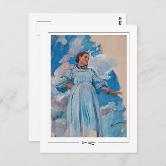Carl Larsson #2 - Carte postale Art (Devant / Derrière)