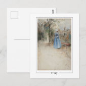 Carl Larsson #304 - Carte postale d'art fin (Devant / Derrière)