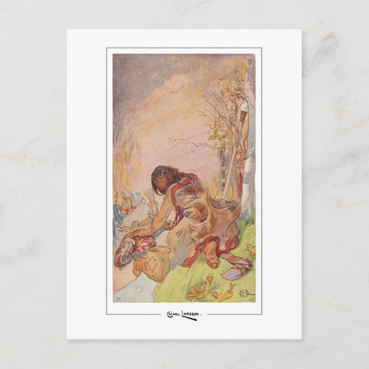 Carl Larsson #32 - Carte postale d'art fin (Devant)