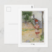 Carl Larsson #352 - Carte postale d'art fin (Devant / Derrière)
