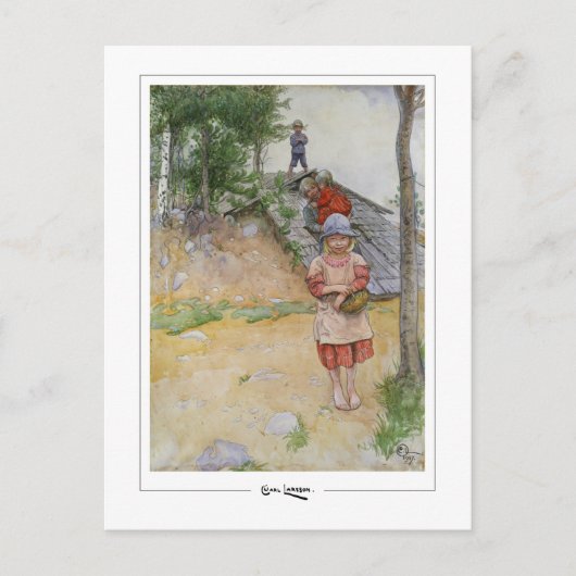 Carl Larsson #352 - Carte postale d'art fin (Devant)