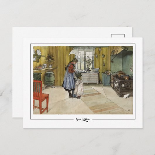 Carl Larsson #373 - Carte postale Art (Devant / Derrière)