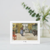 Carl Larsson #373 - Carte postale d'art fin (Debout devant)