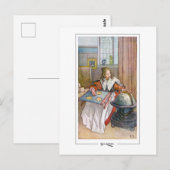 Carl Larsson #47 - Carte postale d'art fin (Devant / Derrière)