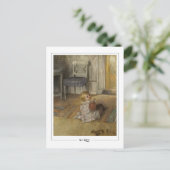 Carl Larsson #59 - Carte postale d'art fin (Debout devant)