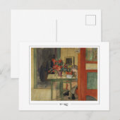 Carl Larsson #5 - Carte postale d'art (Devant / Derrière)