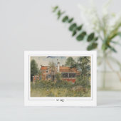Carl Larsson #7 - Carte postale d'art fin (Debout devant)