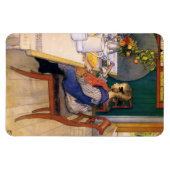 Carl Larsson A Late Riser's Miserable Breakfast Magneet (Horizontaal)