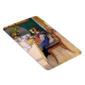Carl Larsson A Late Riser's Miserable Breakfast Magneet (Rechterzijde)