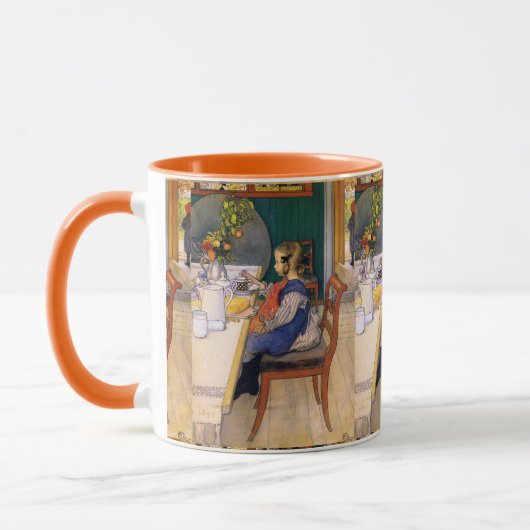 Carl Larsson A Late Riser's Miserable Breakfast Mok (Links)