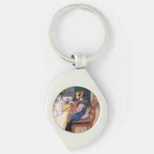 Carl Larsson A Late Riser's Miserable Breakfast Sleutelhanger