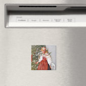 Carl Larsson Arbre de Noël Aimant frigo (In Situ (Lave-vaisselle))