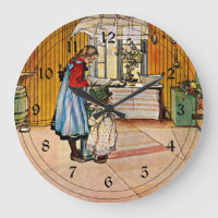 Carl Larsson art: De keuken