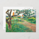 Carl Larsson art: Landschap in Marstrand Briefkaart (Voorkant / Achterkant)