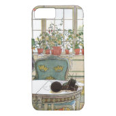 Carl Larsson - Bloemen op het raam Case-Mate iPhone Case (Achterkant)