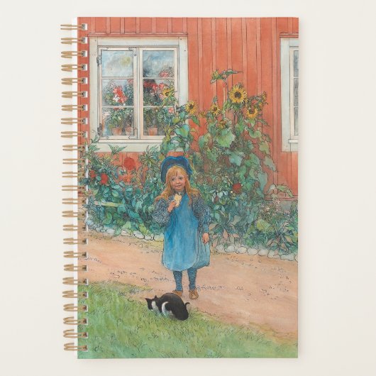 Carl Larsson - Brita Avec Chat (Devant)