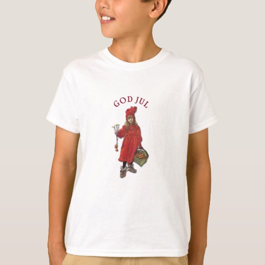 Carl Larsson: Brita zegt dat Iduna God jul zegt T-shirt (Voorkant)