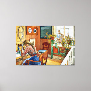 Carl Larsson, Correspondence Canvas Afdruk