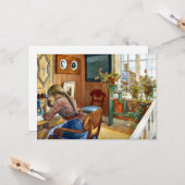 Carl Larsson - Correspondentie Kaart (Voorkant / Achterkant in situ)