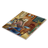 Carl Larsson - Correspondentie Tegeltje (Zijkant)