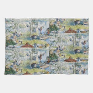  Carl Larsson Cray Vist met de familie Theedoek