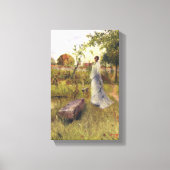 Carl Larsson  de Bride Canvas Afdruk (Voorkant)